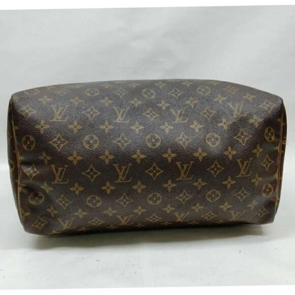 100% Authentic Louis Vuitton Speedy 35 Brown Monogram Hand Bag - Picture 4 of 9